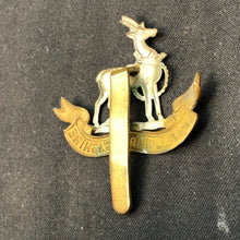 Load image into Gallery viewer, Original WW2 British Army Cap Badge - Royal Warwickshire Regiment - The Militaria Shop