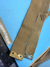 Load image into Gallery viewer, Original Pair of British Army 37 Pattern Khaki Canvas L-Straps - The Militaria Shop