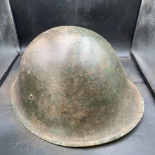 Load image into Gallery viewer, Original WW2 British/Canadian Army Mk3 "Turtle" Combat Helmet - The Militaria Shop