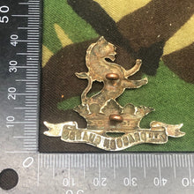Load image into Gallery viewer, Original WW1 British Army Cap Badge - 7th Dragoon Guards - The Militaria Shop