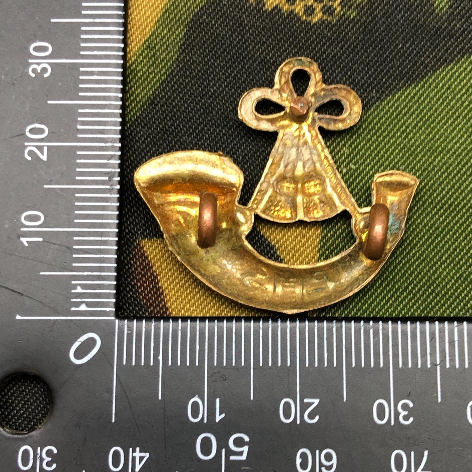 Original WW2 British Army Collar Badge - Oxfordshire & Buckinghamshire Light Inf - The Militaria Shop