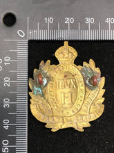 Load image into Gallery viewer, Original WW1 British Army 18th Royal Hussars Cap Badge - The Militaria Shop