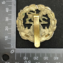 Load image into Gallery viewer, Original WW2 British Army Cap Badge - Royal Hampshire Regiment - The Militaria Shop
