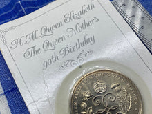Load image into Gallery viewer, Original HM Queen Mothers 90th Birthday Commemorative Coin in Packet - The Militaria Shop
