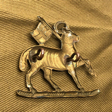 Load image into Gallery viewer, Original WW2 British Army Queen's Royal Regiment (West Surrey) Cap Badge - The Militaria Shop