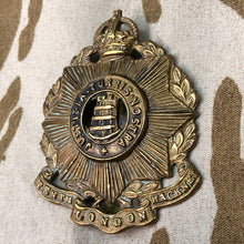 Load image into Gallery viewer, Original WW1 British Army Regimental Cap Badge 10th (County of London) Battalion - The Militaria Shop