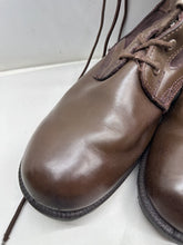Load image into Gallery viewer, British Army Surplus Brown Leather Combat Boots - WP - Size UK 8 L - The Militaria Shop