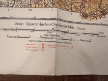 Load image into Gallery viewer, Original WW2 British Army RAF Navy Base Map of England - North Central - Leeds - The Militaria Shop