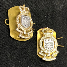 Charger l'image dans la galerie, Original British Collar Badge Pair - Royal Army Ordnance Corps - The Militaria Shop