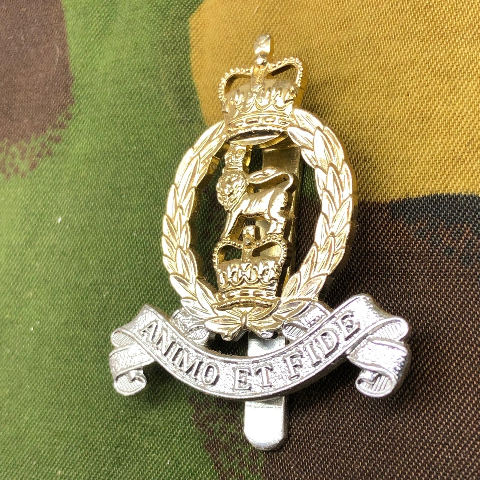 Original British Staybrite Army Cap Badge - Adjutant General's Corps - The Militaria Shop