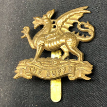 Load image into Gallery viewer, Original WW2 British Army Cap Badge - Buffs (Royal East Kent Regiment) - The Militaria Shop
