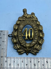 Load image into Gallery viewer, Original British Army - 40th Second Somersetshire Regiment of Foot Cap Badge - The Militaria Shop