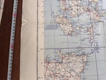 Load image into Gallery viewer, Original WW2 British Army RAF Navy Base Map of Scotland Shetland/Orkney Islands - The Militaria Shop