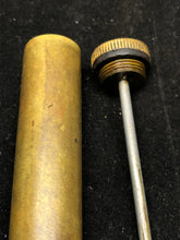 Load image into Gallery viewer, Original WW1 British Army SMLE Enfield Brass Oil Bottle - J.J.B Maker Marked - The Militaria Shop