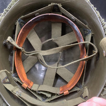 Load image into Gallery viewer, Genuine Dutch Army M53 Euroclone of US M1 Camouflaged Helmet & Liner Set - The Militaria Shop