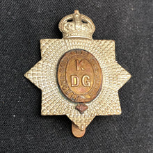 Load image into Gallery viewer, Original WW1 British Army Cap Badge - 1st King's Dragoon Guards - The Militaria Shop