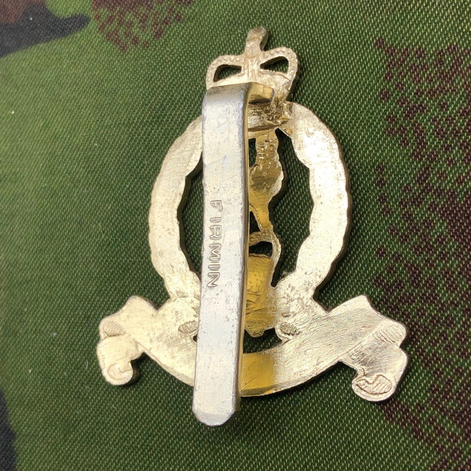 Original British Staybrite Army Cap Badge - Adjutant General's Corps - The Militaria Shop