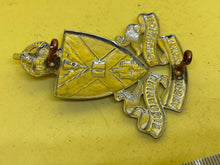 Load image into Gallery viewer, Original British Army Edinburgh University Training Corps (TA) Cap Badge - The Militaria Shop