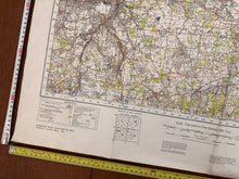 Load image into Gallery viewer, Original WW2 British Army GSGS OS Map of Great Britain - S.E London & Sevenoaks - The Militaria Shop