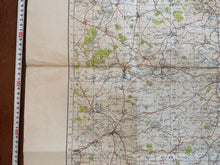 Load image into Gallery viewer, Original WW2 British Army OS Map of Great Britain - Bedford - The Militaria Shop