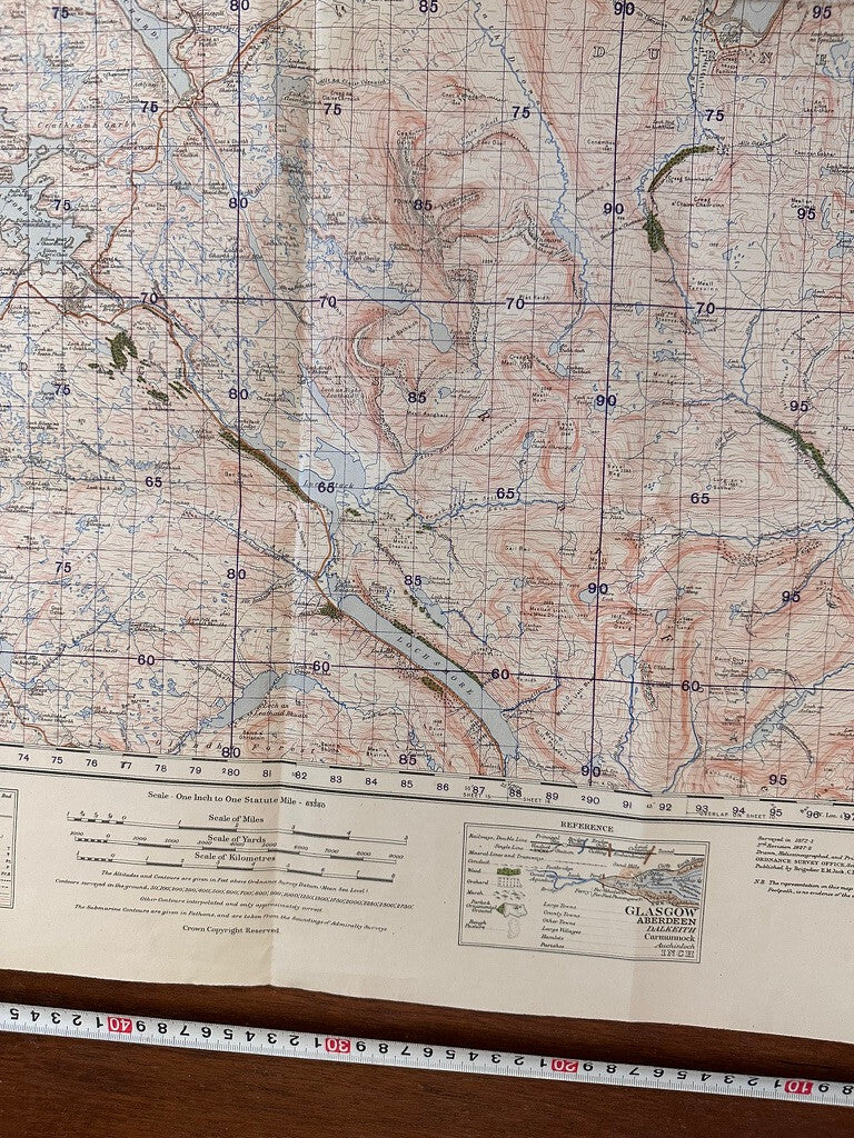 Original WW2 British Army GSGS Map of Scotland - Cape Wrath - The Militaria Shop