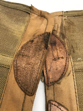 Load image into Gallery viewer, Original WW2 British Army 37 Pattern Despatch Riders High Sided Spats 1943 Dated - The Militaria Shop