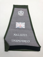 Lade das Bild in den Galerie-Viewer, British Army Civilian Component Embroidered Arm Brassard - The Militaria Shop
