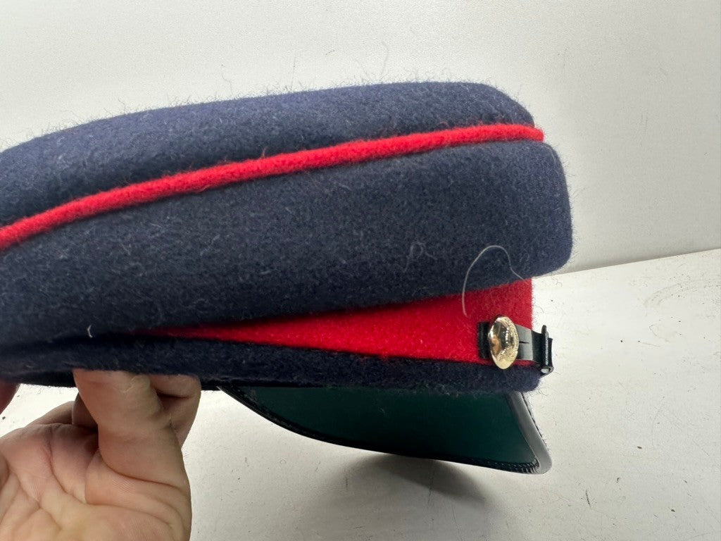Genuine British Army Peaked Dress Cap - Adjutant General's Corps - Size 52cm - The Militaria Shop