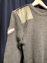 Load image into Gallery viewer, Genuine British Army OD Olive Green Pull Over Commando Jumper Wool - Size 94cm - The Militaria Shop
