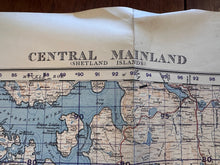 Load image into Gallery viewer, Original WW2 British Army GSGS Map of Scotland - Mainland Shetland Islands - The Militaria Shop