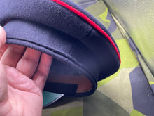 Lade das Bild in den Galerie-Viewer, Original British Army Royal Engineers Peaked Cap - Size 54cm - The Militaria Shop
