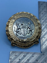 Load image into Gallery viewer, Original Malaya 'Penang Port Commission' Safety Cap Badge - The Militaria Shop