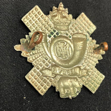 Load image into Gallery viewer, Original WW2 British Army Cap Badge - Highland Light Infantry - HLI - The Militaria Shop