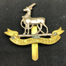 Load image into Gallery viewer, Original WW2 British Army Cap Badge - Royal Warwickshire Regiment - The Militaria Shop