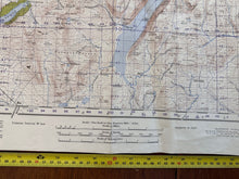 Load image into Gallery viewer, Original WW2 British Army OS Map of Scotland - Loch Ericht & Loch Laggan - The Militaria Shop