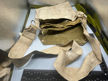 Load image into Gallery viewer, Interesting WW2 British Army Winter Warfare Whitewashed Gas Mask Bag - The Militaria Shop