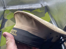 Lade das Bild in den Galerie-Viewer, Vintage British Royal Navy Ratings White Cap with HMS Abdiel Cap Tally - 53cm - The Militaria Shop