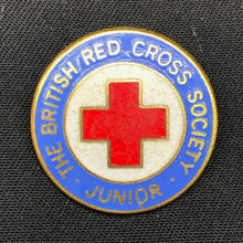 Load image into Gallery viewer, Vintage British Red Cross Society (BRCS) Junior Member Lapel Pin - The Militaria Shop