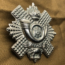 Load image into Gallery viewer, Original WW2 British Army Highland Light Infantry Cap Badge - The Militaria Shop