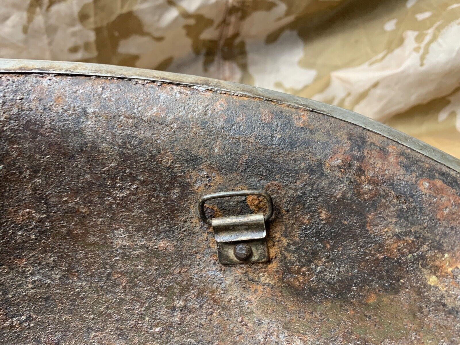WW2 Mk3 High Rivet Turtle - British / Canadian Army Helmet - Nice Original - The Militaria Shop