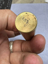 Load image into Gallery viewer, Original WW1 British Army SMLE Enfield Brass Oil Bottle - ESS - The Militaria Shop