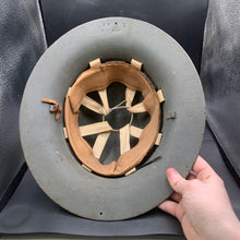 Load image into Gallery viewer, Original WW2 British Home Front Civil Defence Zuckerman Helmet - 1941 Dated - The Militaria Shop