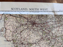 Load image into Gallery viewer, Original WW2 British Army GSGS OS Map of Scotland - South West - The Militaria Shop