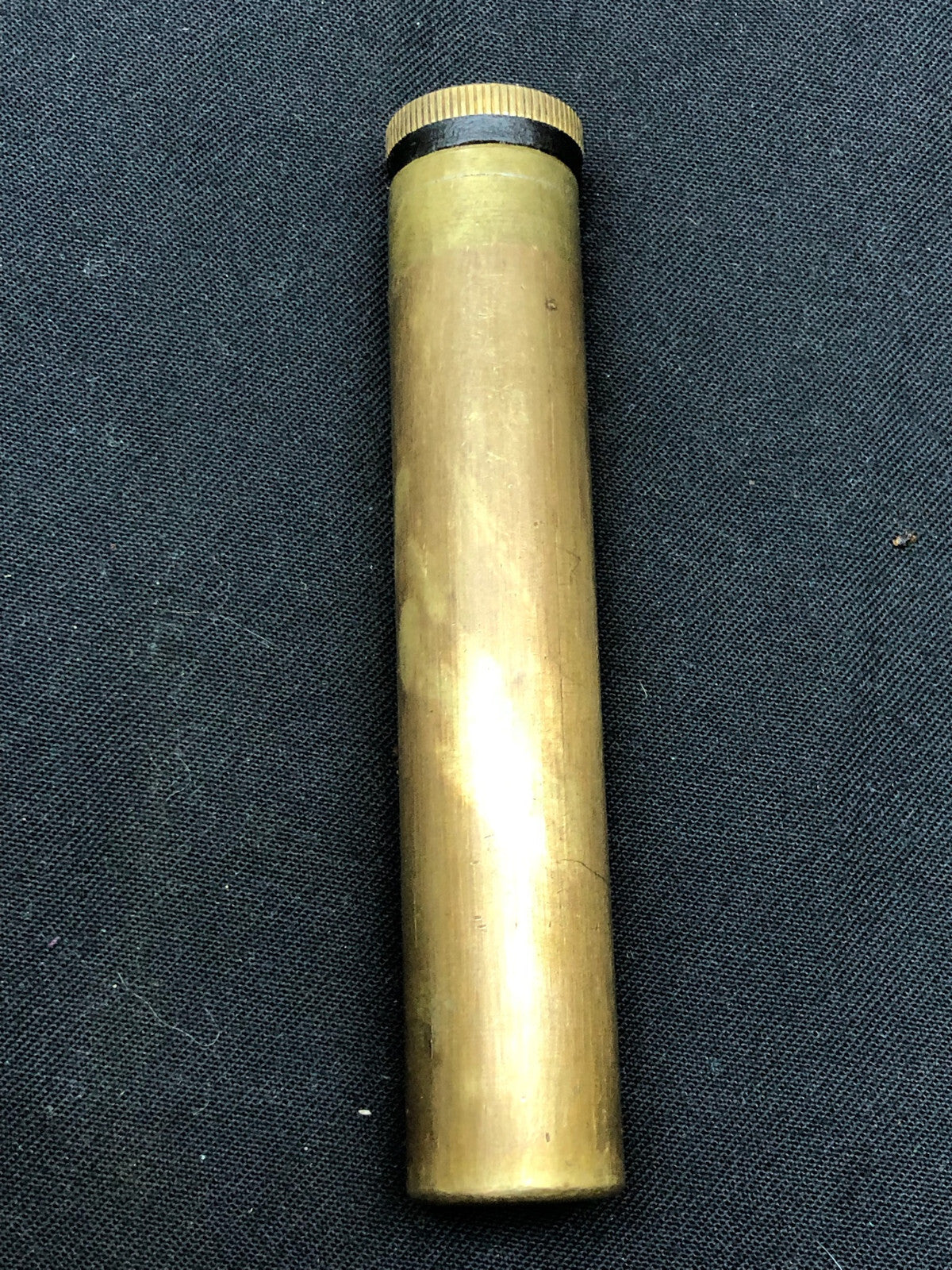 Original WW1 British Army Brass Oil Bottle - SMLE Lee Enfield - EFD Marked - The Militaria Shop