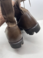 Load image into Gallery viewer, British Army Surplus Brown Leather Combat Boots - WP - Size UK 8 L - The Militaria Shop