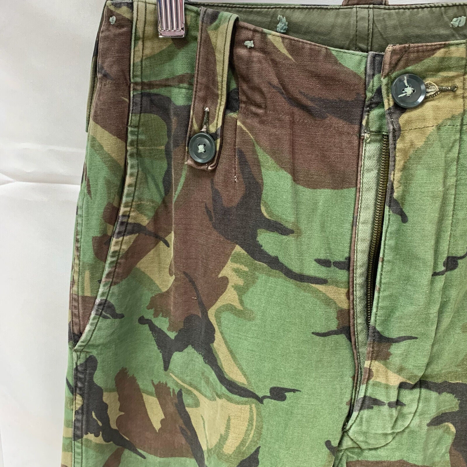 Genuine British Army 68 Pattern DPM Jungle Camouflaged Trousers - Size 28" Waist - The Militaria Shop