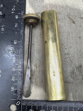 Load image into Gallery viewer, Original WW1 British Army SMLE Enfield Brass Oil Bottle - EFD - The Militaria Shop