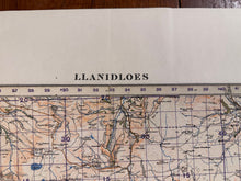 Charger l'image dans la galerie, Original WW2 British Army GSGS OS Map of Wales - Llanidloes - The Militaria Shop