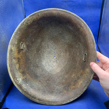 Charger l'image dans la galerie, Original WW2 Mk3 Canadian / British Army Turtle Helmet High Rivet - The Militaria Shop