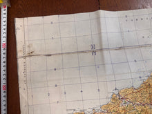 Load image into Gallery viewer, Original WW2 British Army RAF Navy Base Map of South Wales - Cardiff & Swansea - The Militaria Shop